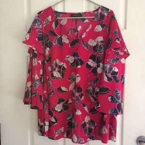 Floral Lane Bryant long sleeve top